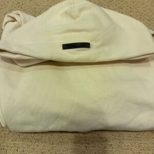 Fear of God Essentials Beige Hoodie